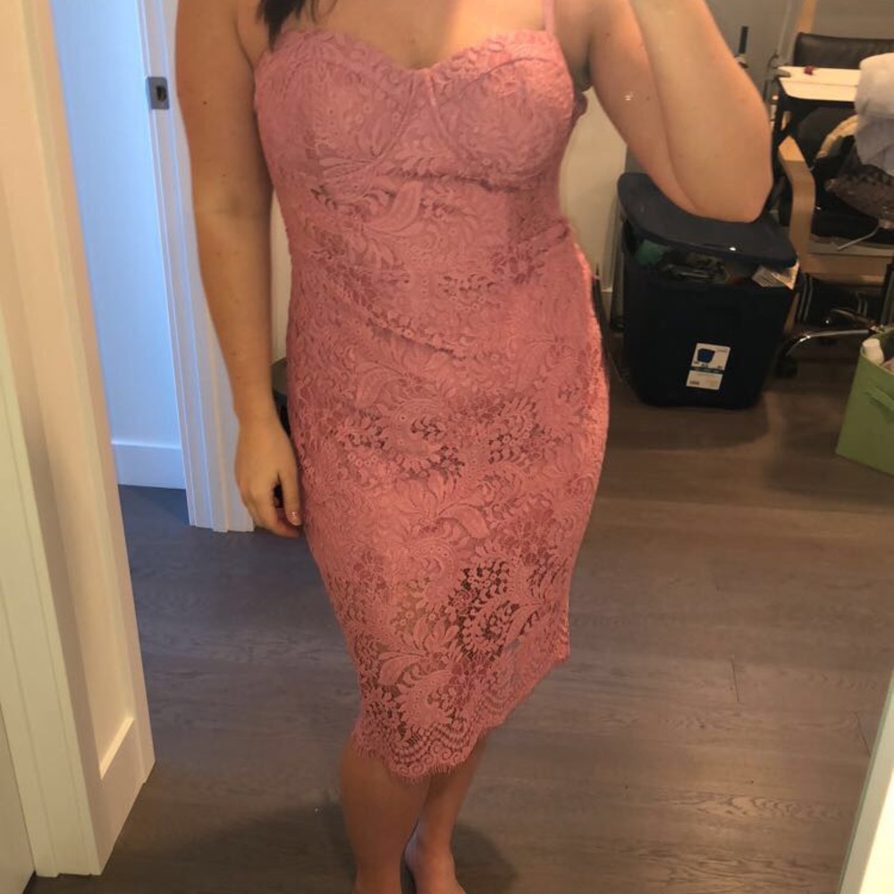 Bustier lace summer spring midi dress